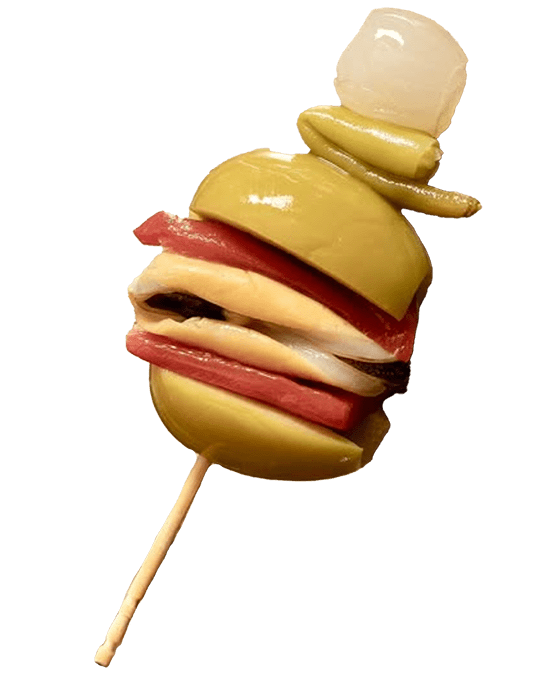 Comida tradicional decorativa